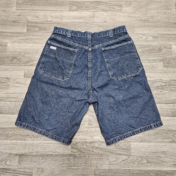 Vintage Wrangler Shorts Mens 36 Jorts Denim Baggy Skater Y2K Southpole Style - Picture 4 of 10